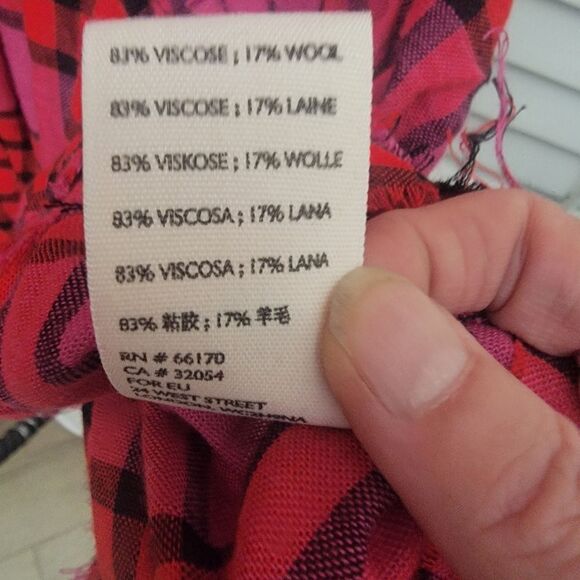 Free People Pacific Dawn Plaid Top. Size S. NWT. - Picture 10 of 10